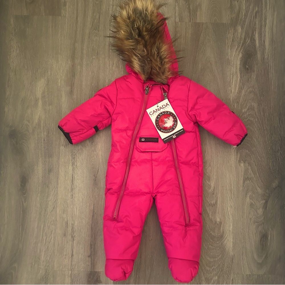 Canada Weather baby snow suit